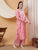 Anika Chikankari Mulmul Co-ord Set (Red)